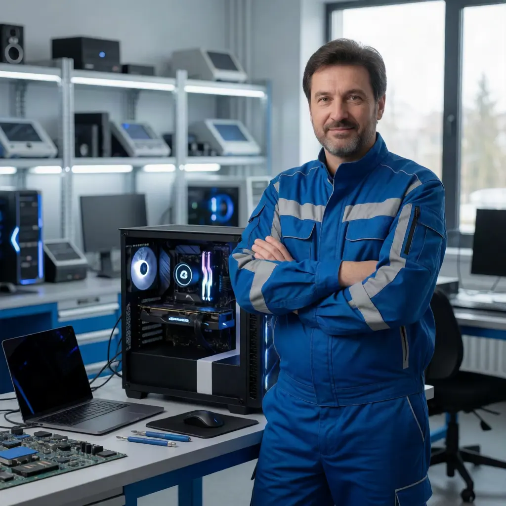 Ремонт компьютеров у метро Бурнаковская в Нижнем Новгороде с выездом на дом