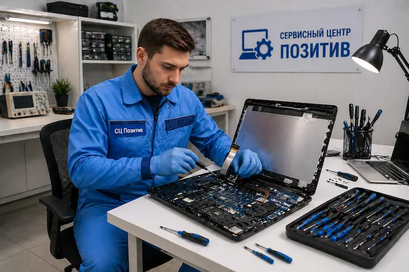 Замена шлейфа матрицы ноутбука в Нижнем Новгороде