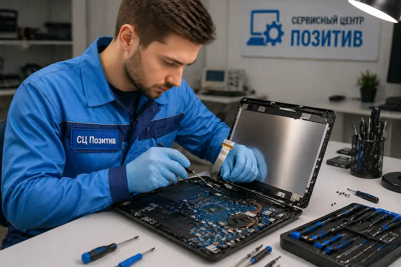 Ремонт шлейфа матрицы ноутбука в Нижнем Новгороде