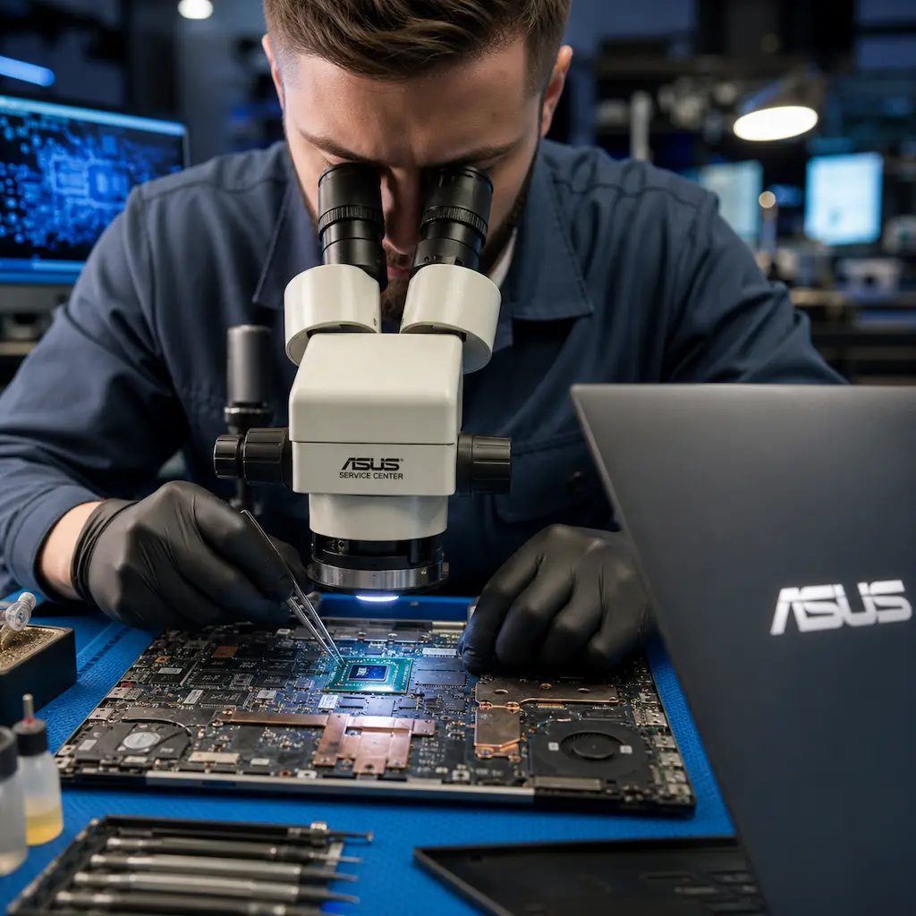 Замена видеокарты ноутбука Asus в Нижнем Новгороде
