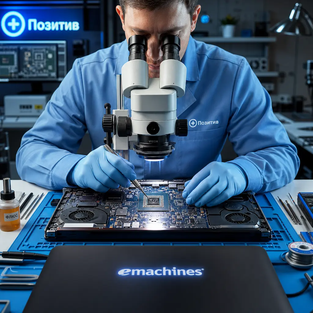 Замена видеокарты ноутбука Emachines в Нижнем Новгороде