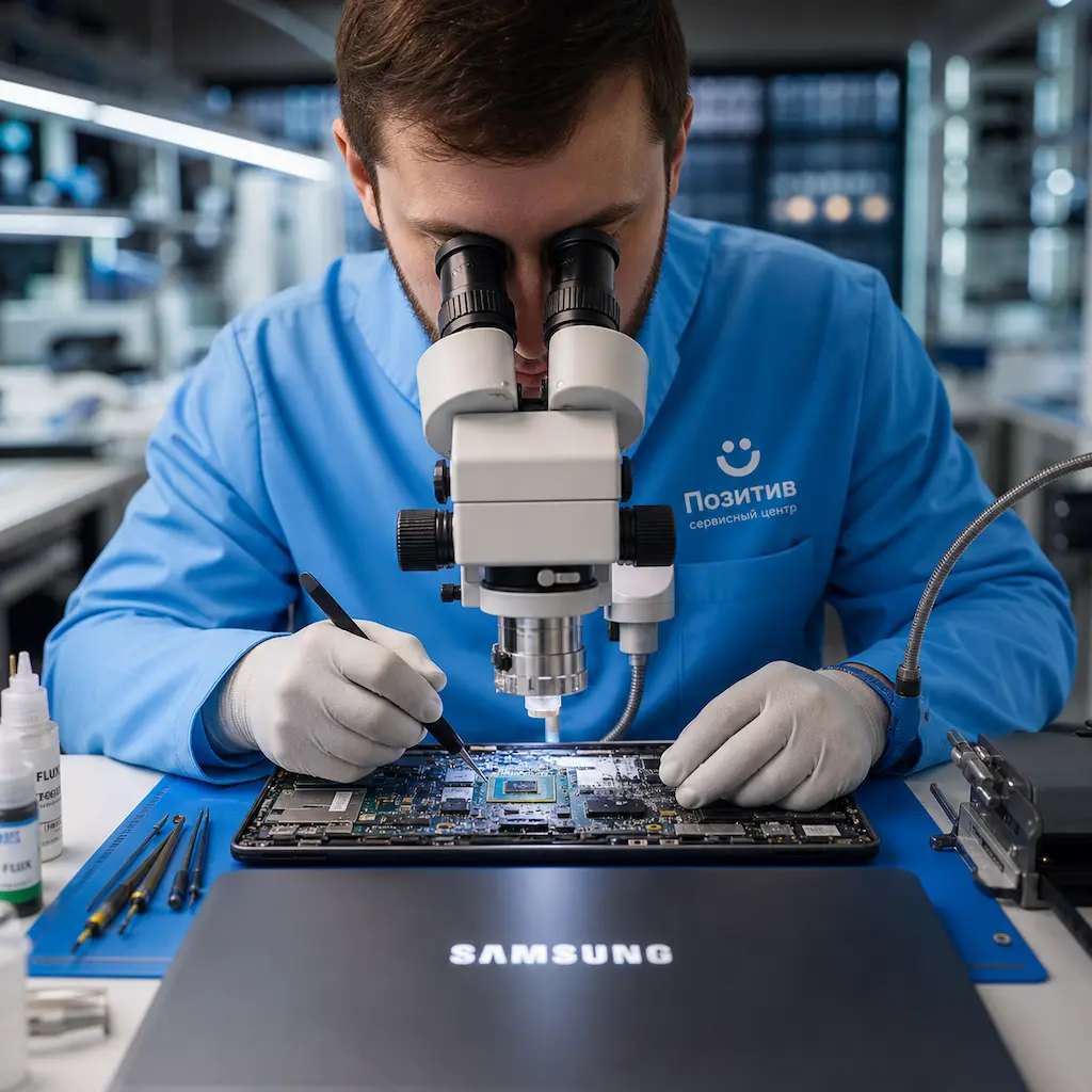 Замена видеокарты ноутбука Samsung в Нижнем Новгороде