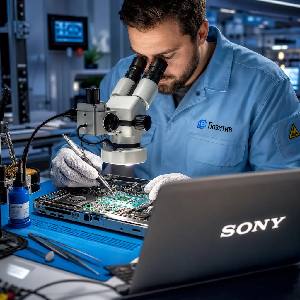Замена видеокарты ноутбука Sony в Нижнем Новгороде