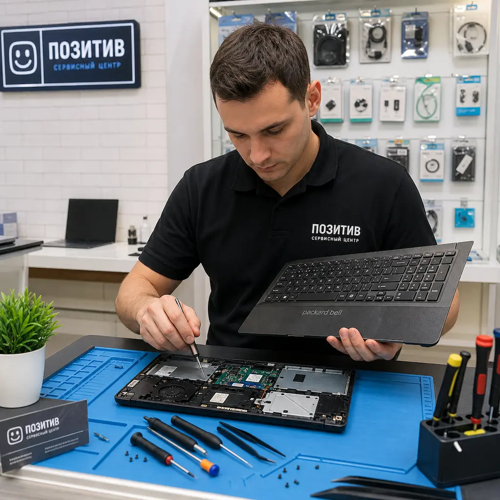 заменить клавиатуру на ноутбуке Packard Bell в Нижнем Новгороде