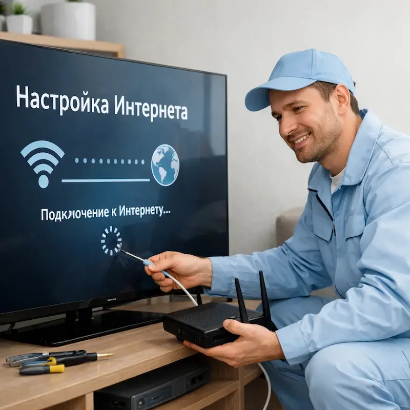 Настройка интернета на ТВ в Нижнем Новгороде