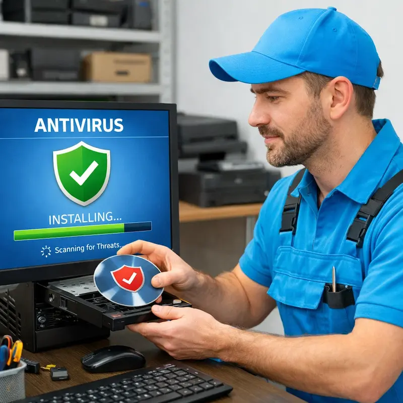 Установка антивируса в Нижнем Новгороде на дому