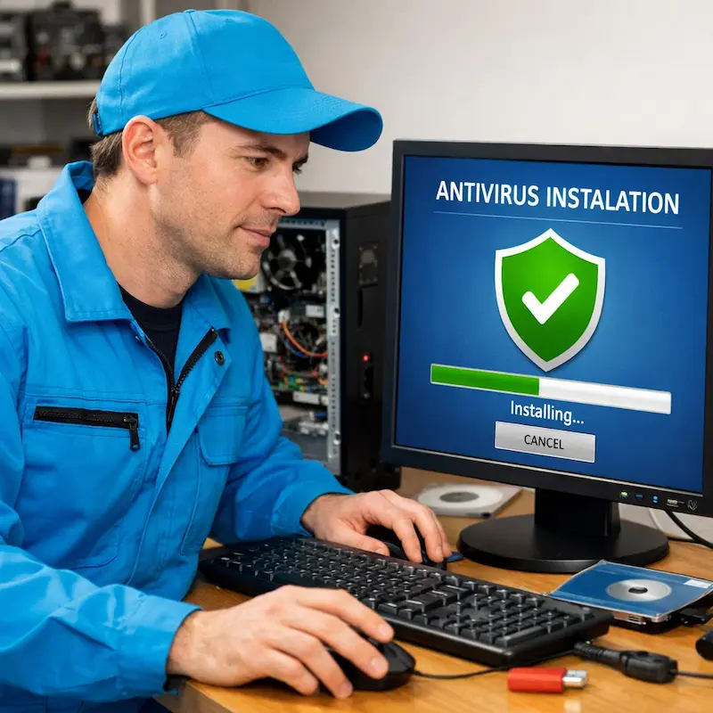 Установка антивируса на ноутбук в Нижнем Новгороде